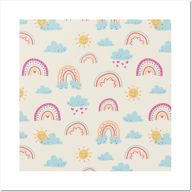 Cutie Pie Rainbows Wall Art by Alexandra Franzese